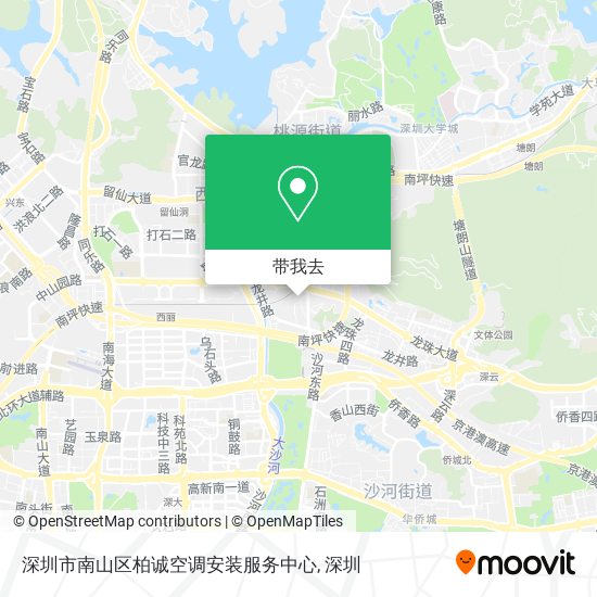 深圳市南山区柏诚空调安装服务中心地图