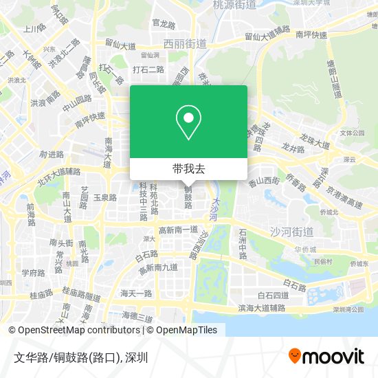 文华路/铜鼓路(路口)地图