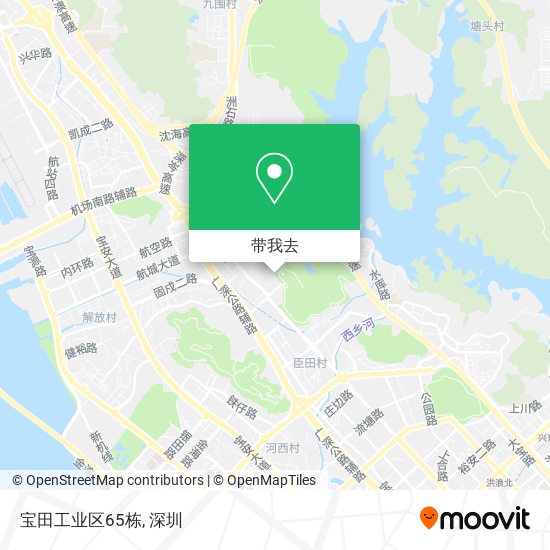 宝田工业区65栋地图
