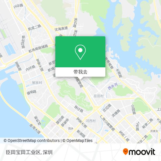 臣田宝田工业区地图