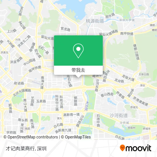 才记肉菜商行地图