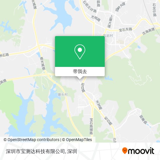 深圳市宝测达科技有限公司地图