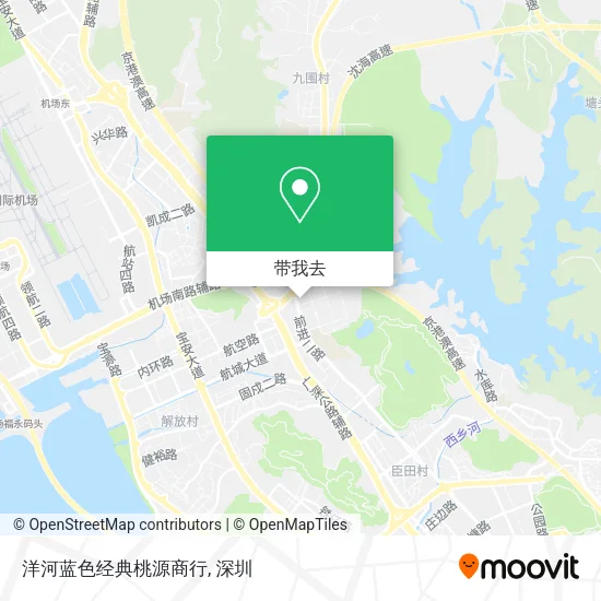 洋河蓝色经典桃源商行地图