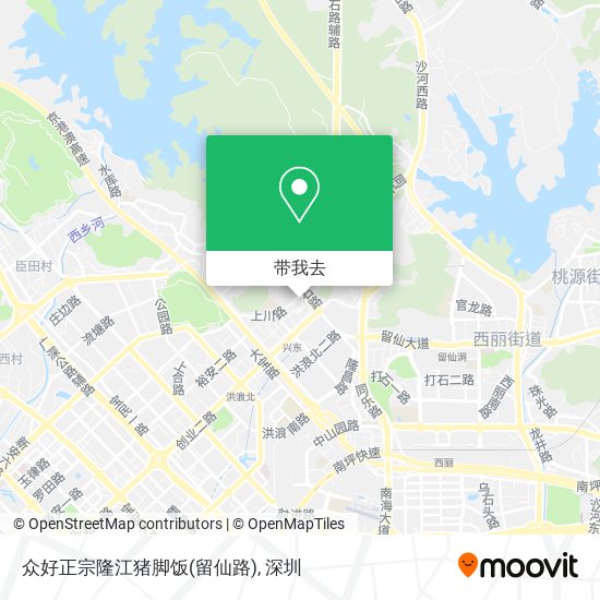 众好正宗隆江猪脚饭(留仙路)地图