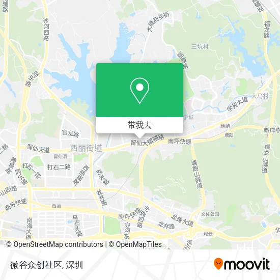 微谷众创社区地图