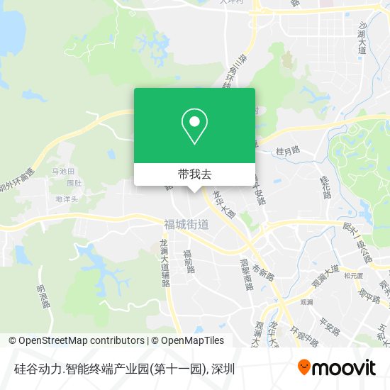 硅谷动力.智能终端产业园(第十一园)地图