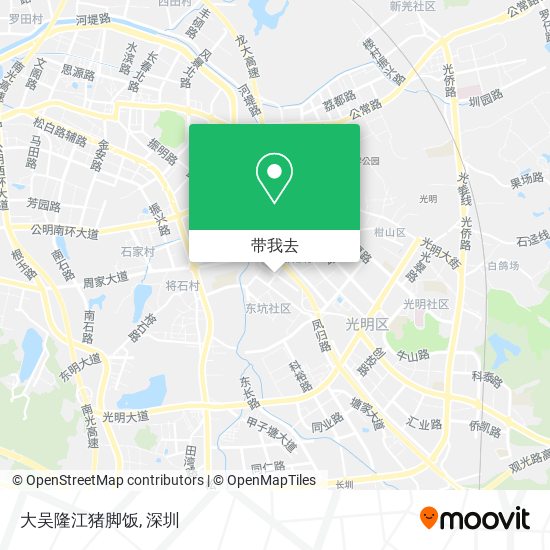 大吴隆江猪脚饭地图
