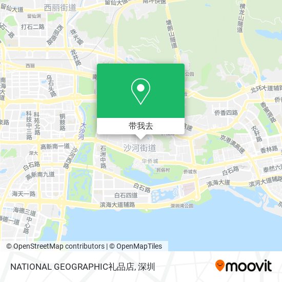 NATIONAL GEOGRAPHIC礼品店地图