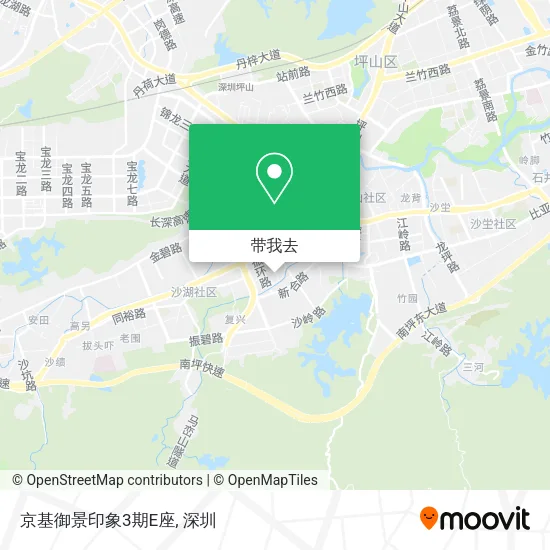 京基御景印象3期E座地图