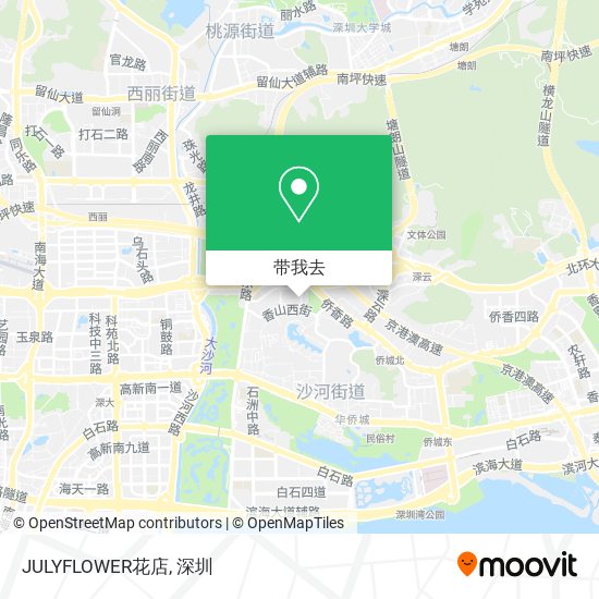JULYFLOWER花店地图