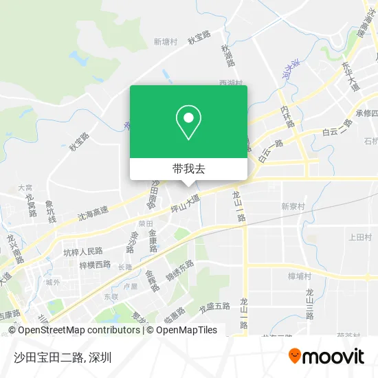 沙田宝田二路地图