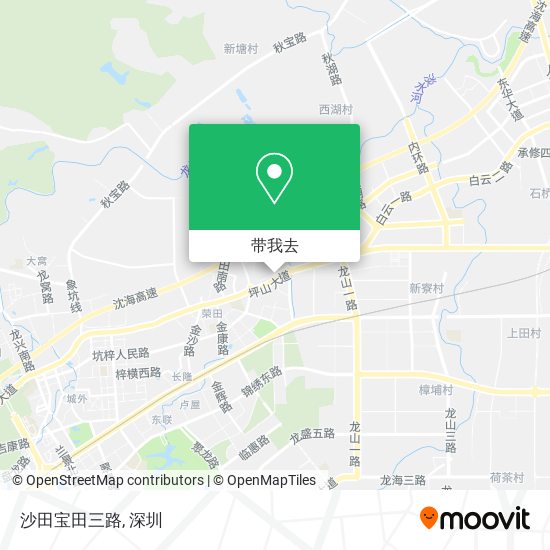沙田宝田三路地图
