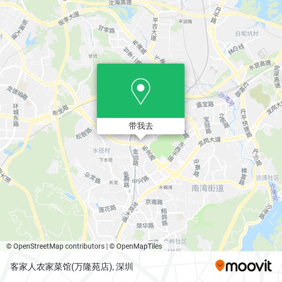 客家人农家菜馆(万隆苑店)地图