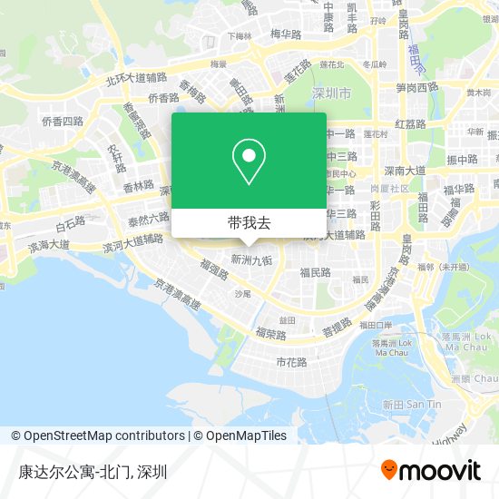 康达尔公寓-北门地图