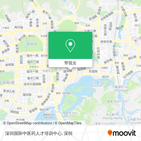 深圳国际中医药人才培训中心地图