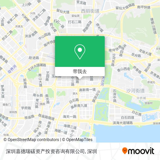 深圳嘉德瑞碳资产投资咨询有限公司地图