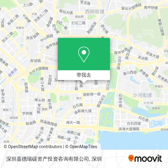 深圳嘉德瑞碳资产投资咨询有限公司地图