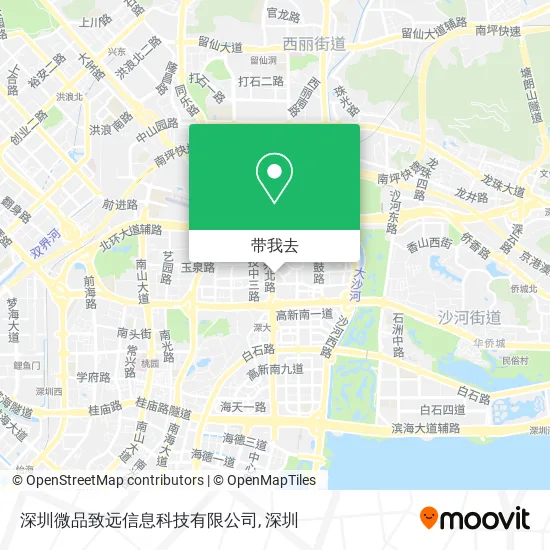 深圳微品致远信息科技有限公司地图