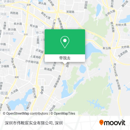深圳市伟毅宸实业有限公司地图