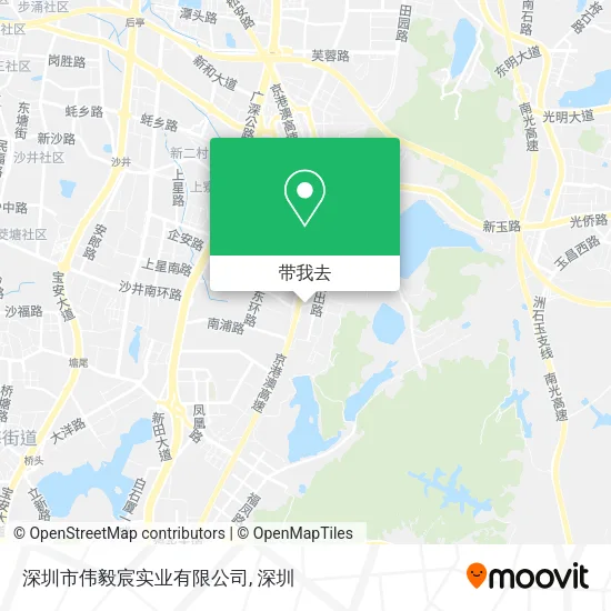 深圳市伟毅宸实业有限公司地图