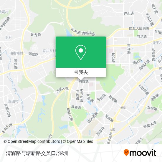清辉路与塘新路交叉口地图