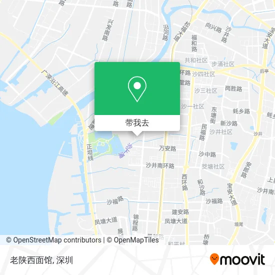 老陕西面馆地图