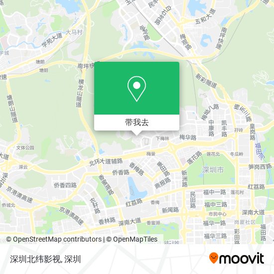 深圳北纬影视地图