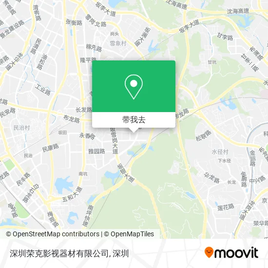 深圳荣克影视器材有限公司地图