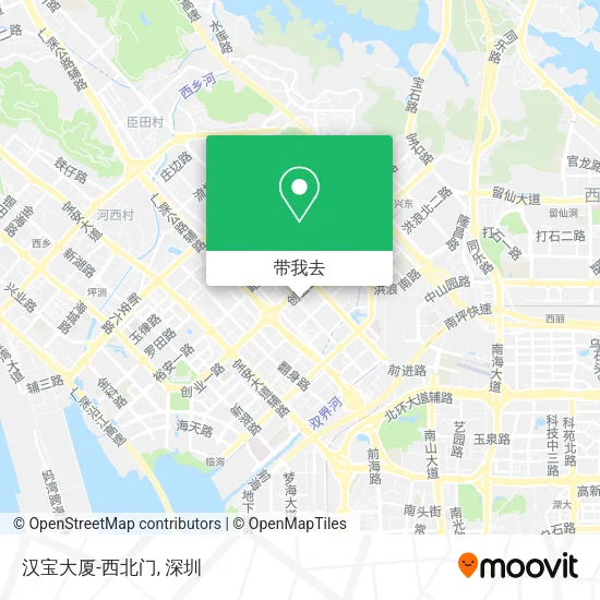 汉宝大厦-西北门地图