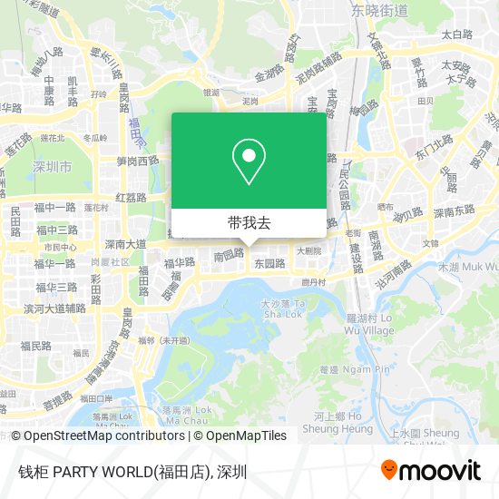 钱柜 PARTY WORLD(福田店)地图