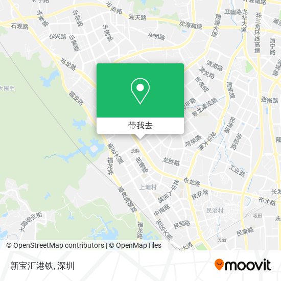 新宝汇港铁地图