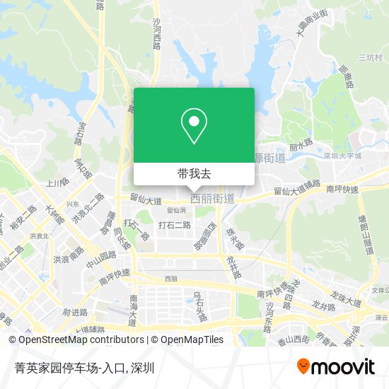菁英家园停车场-入口地图