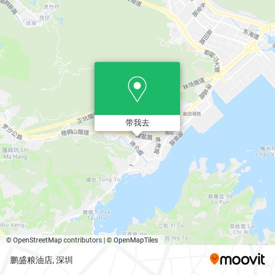 鹏盛粮油店地图