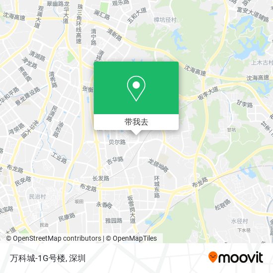 万科城-1G号楼地图