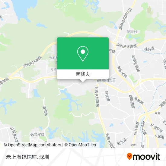 老上海馄饨铺地图