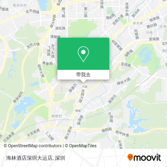 海林酒店深圳大运店地图