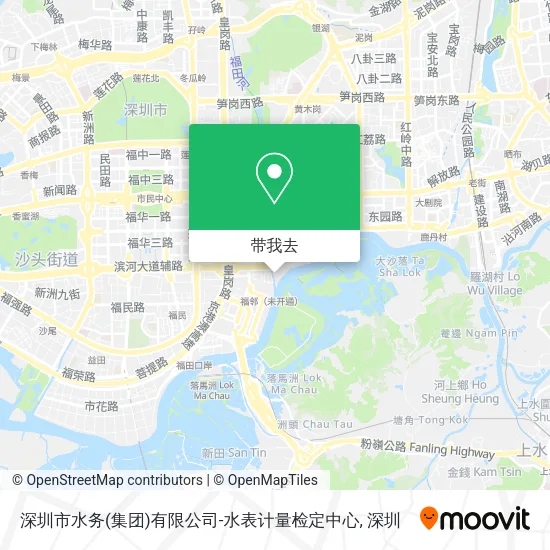深圳市水务(集团)有限公司-水表计量检定中心地图