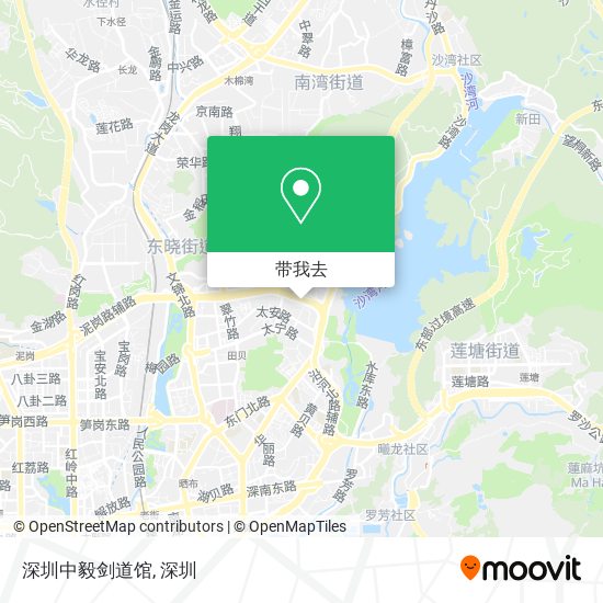 深圳中毅剑道馆地图
