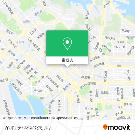 深圳宝安和木家公寓地图
