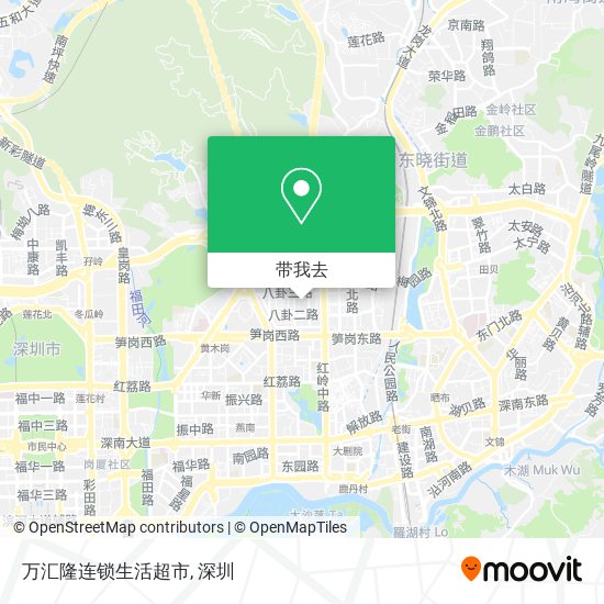 万汇隆连锁生活超市地图