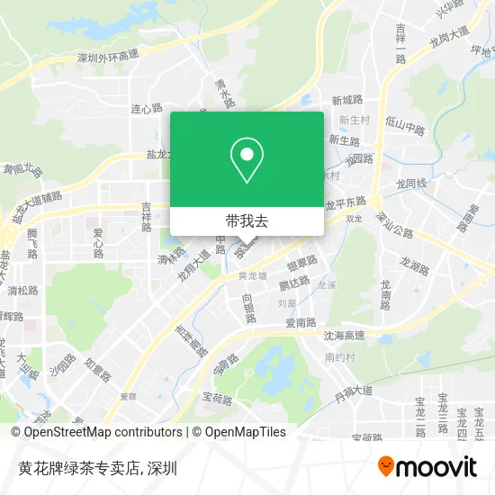 黄花牌绿茶专卖店地图