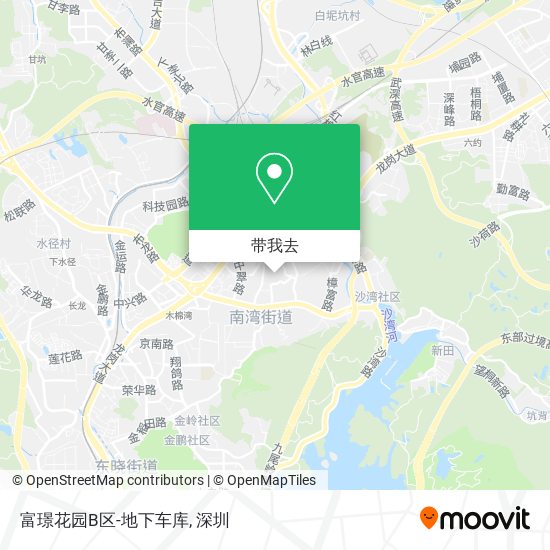 富璟花园B区-地下车库地图