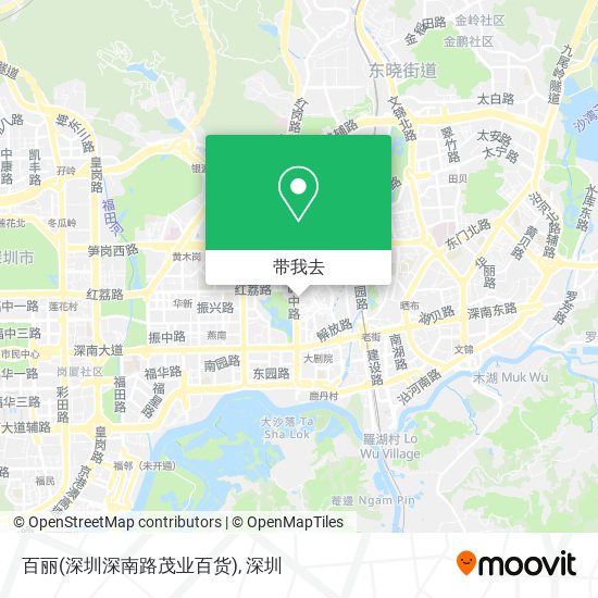 百丽(深圳深南路茂业百货)地图