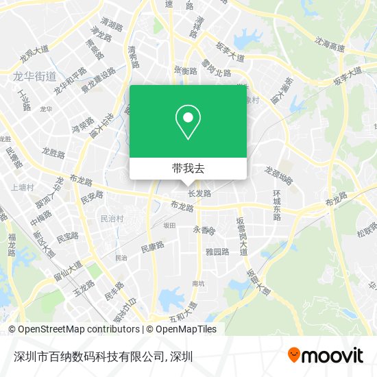 深圳市百纳数码科技有限公司地图