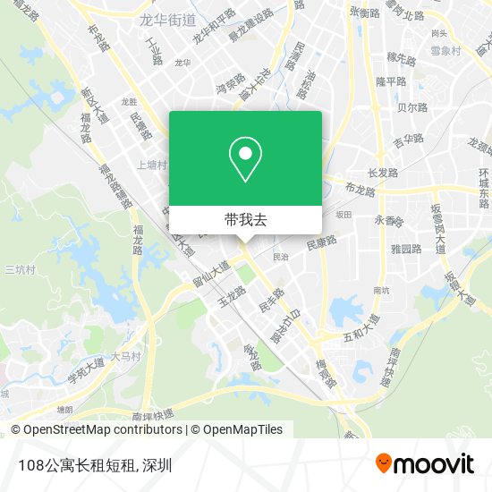 108公寓长租短租地图