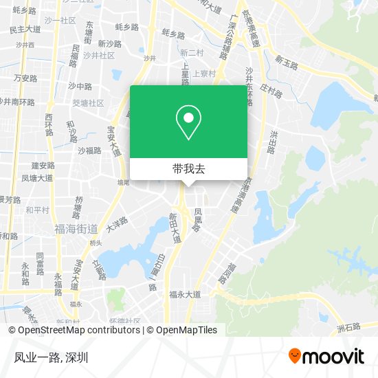 凤业一路地图