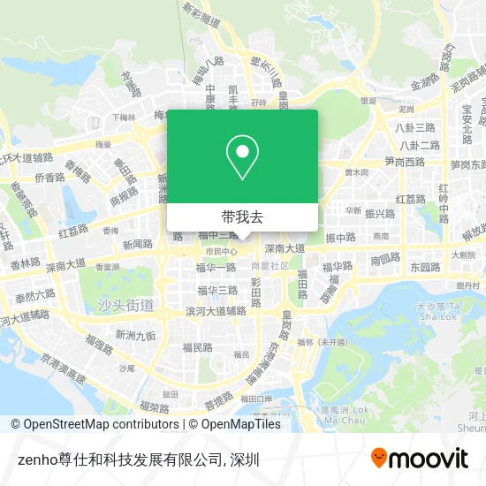 zenho尊仕和科技发展有限公司地图