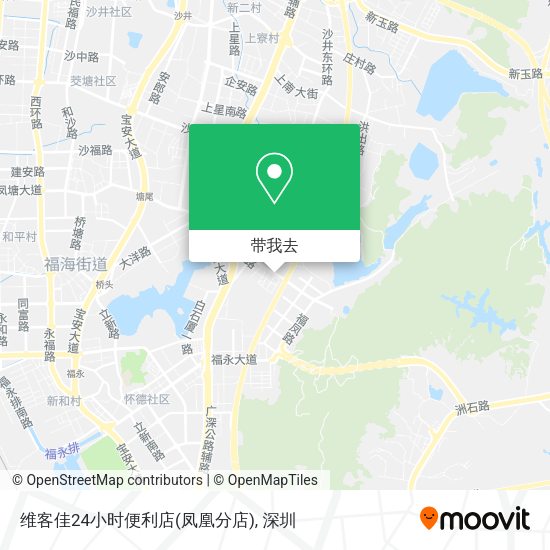 维客佳24小时便利店(凤凰分店)地图