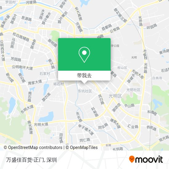 万盛佳百货-正门地图