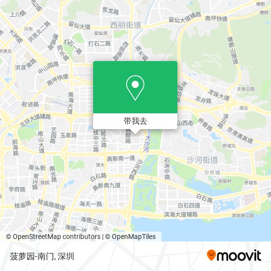 菠萝园-南门地图